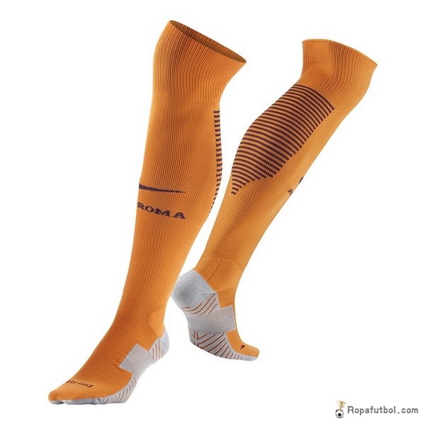 Calcetines As Roma Replica Primera Ropa 2016/17 Amarillo